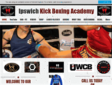 Tablet Screenshot of ipswichkickboxingacademy.co.uk